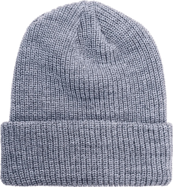 An image of a Custom Beaniiez Accent Acrylic Toque in Gunmetal Heather!