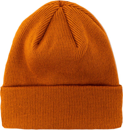 Am image of a Custom Beaniiez Cousteau Short Toque in Burnt Orange!
