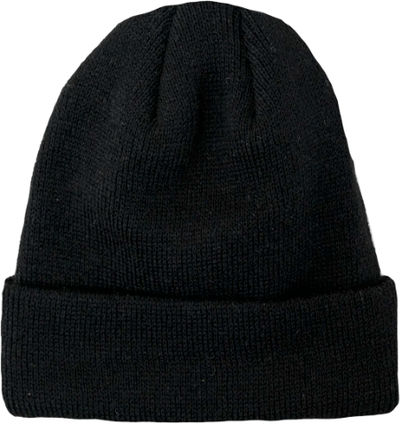 Am image of a Custom Beaniiez Cousteau Short Toque in Black!