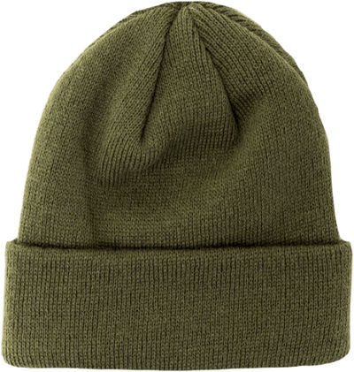 Am image of a Custom Beaniiez Cousteau Short Toque in Army!