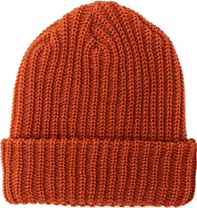 Am image of a Custom Beaniiez Mountain Toque in Pigment Amber!