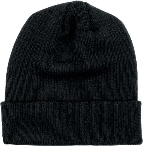 Am image of a Custom Beaniiez Nordic Toque in Black!