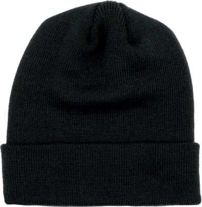 Am image of a Custom Beaniiez Nordic Toque in Black!