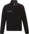 Am image of a Custom Roots73 Mens Westville Eco Microfleece Pullover in Black!