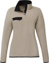 Am image of a Custom Roots73 Womens Westville Eco Microfleece Pullover in Oatmeal!
