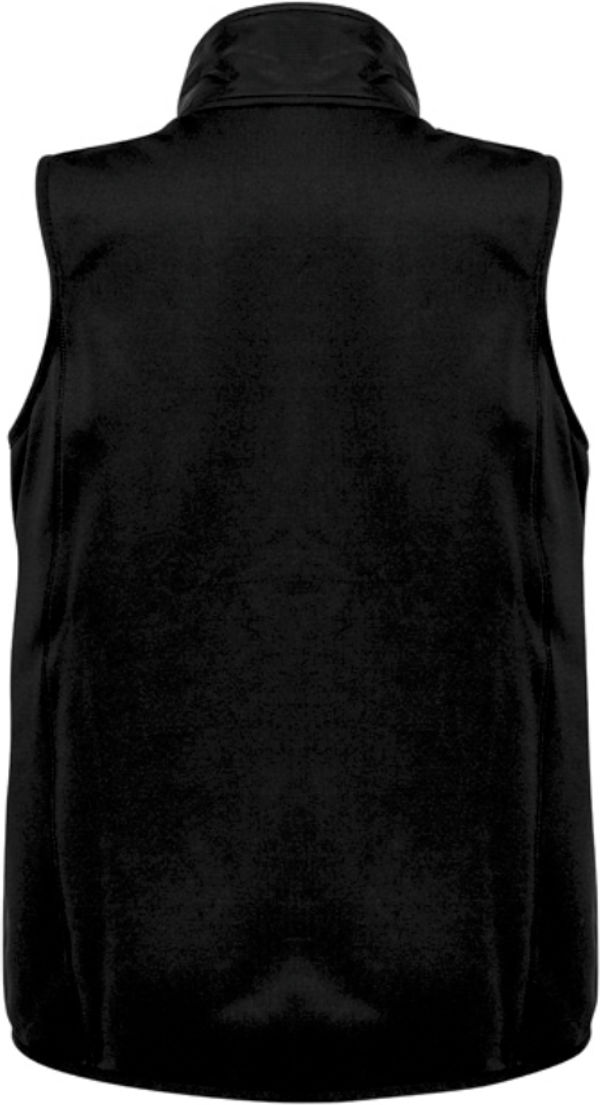 Am image of a Custom Biz Collection Mens Stealth Tech Vest in Black/Silver Grey!