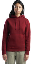 Am image of a Custom Jerico Premium Eco Fleece Hooded Sweatshirt in Bordeaux!