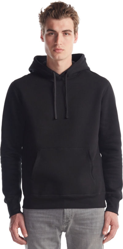 Am image of a Custom Jerico Premium Eco Fleece Hooded Sweatshirt in Black!