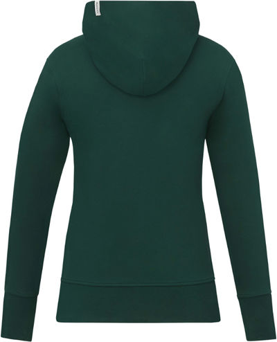 Am image of a Custom Roots73 Ladies Canmore Eco Full Zip Hoody in Evergreen!
