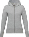 Am image of a Custom Roots73 Ladies Canmore Eco Full Zip Hoody in Grey!