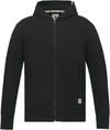Am image of a Custom Roots73 Mens Canmore Eco Full Zip Hoody in Black!