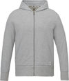 Am image of a Custom Roots73 Mens Canmore Eco Full Zip Hoody in Grey Mix!