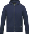 Am image of a Custom Roots73 Mens Canmore Eco Full Zip Hoody in Indigo Blue!