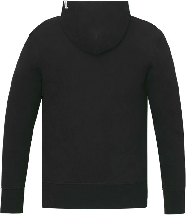 Am image of a Custom Roots73 Mens Canmore Eco Full Zip Hoody in Black!
