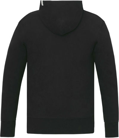 Am image of a Custom Roots73 Mens Canmore Eco Full Zip Hoody in Black!