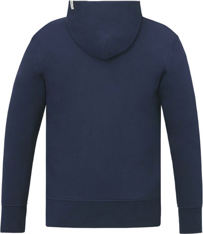 Am image of a Custom Roots73 Mens Canmore Eco Full Zip Hoody in Indigo Blue!