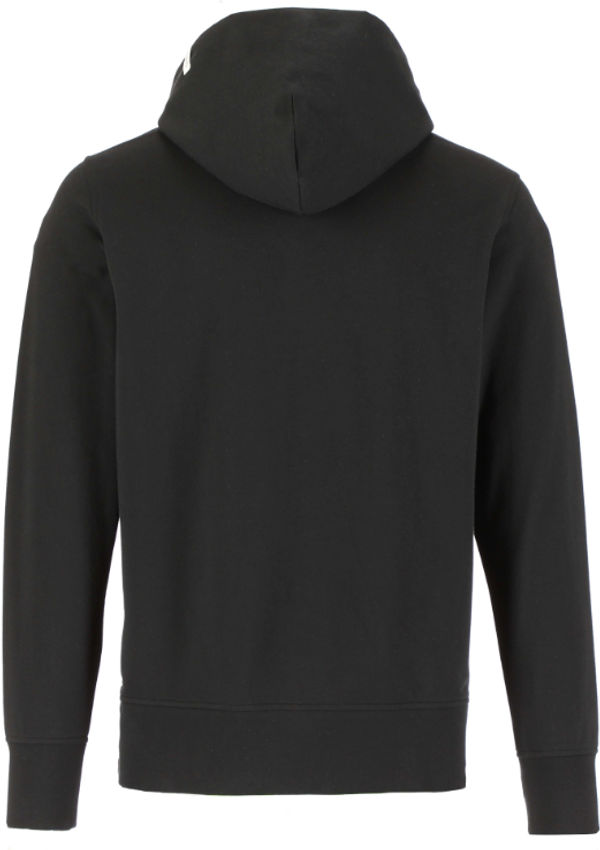 Am image of a Custom Roots73 Canmore Eco Quarter Zip Hoody in Black!