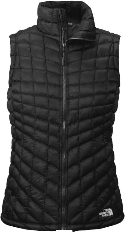 Am image of a Custom The North Face Thermoball Trekker Ladies Vest in Black!
