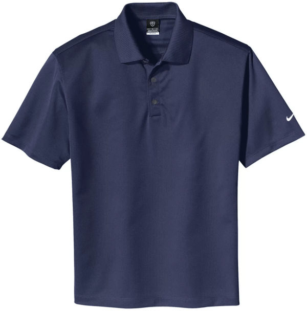 Am image of a Custom Nike Tech Basic Dri FIT Polo in Midnight Navy!