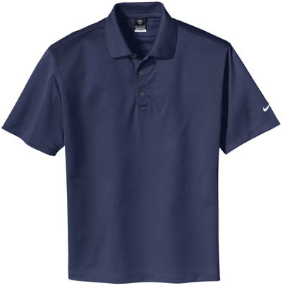 Am image of a Custom Nike Tech Basic Dri FIT Polo in Midnight Navy!