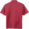 Am image of a Custom Nike Tech Basic Dri FIT Polo in Pro Red!
