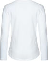 Am image of a Custom ATC Eurospun Ring Spun Long Sleeve Ladies Tee in White!