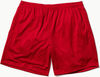Am image of a Custom Made Blanks Practice Mesh Shorts in Racing Red!