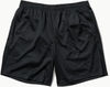 Am image of a Custom Made Blanks Practice Mesh Shorts in Jet Black!