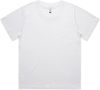 Am image of a Custom As Colour Womens Martina Tee in White!