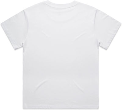 Am image of a Custom As Colour Womens Martina Tee in White!