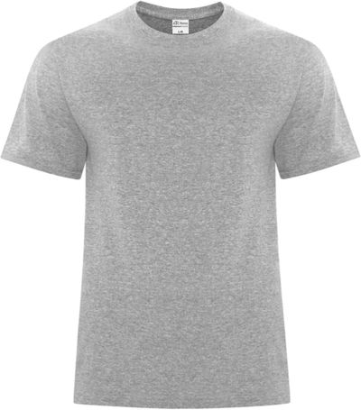 Am image of a Custom ATC Everyday Blend Side Seam Tee in Athletic Heather!