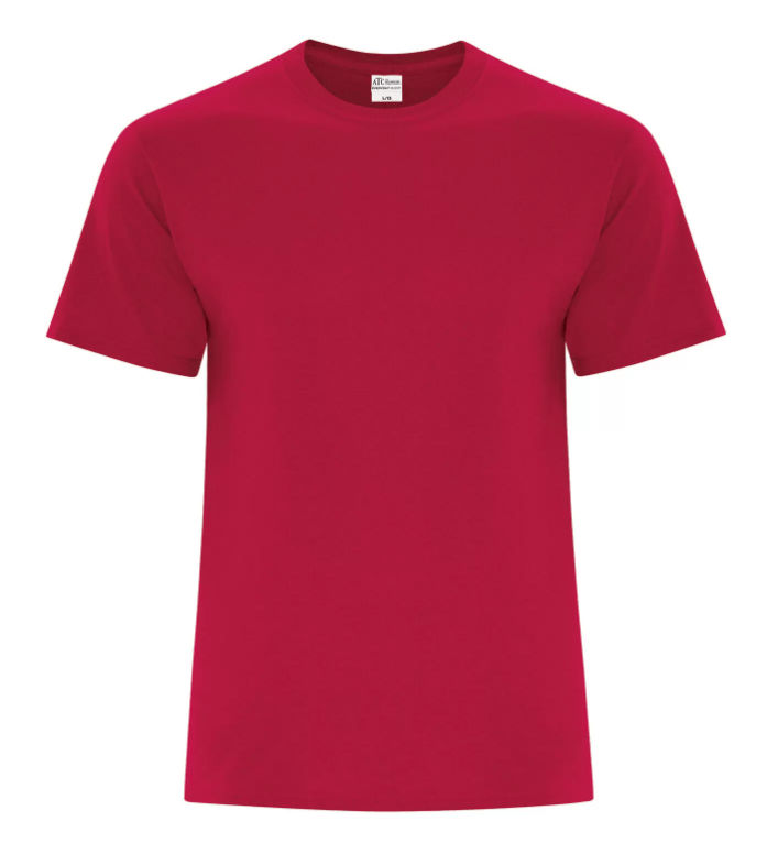 ATC Everyday Blend Side Seam Tee in Red