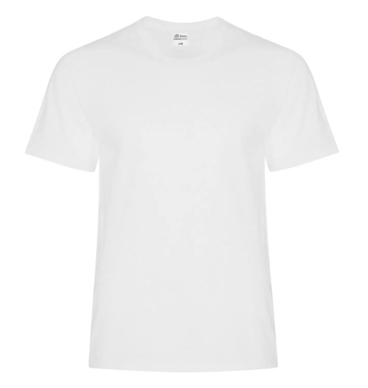 ATC Everyday Blend Side Seam Tee in White