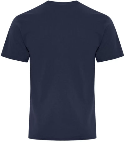 Am image of a Custom ATC Everyday Blend Side Seam Tee in Navy!