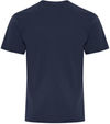 Am image of a Custom ATC Everyday Blend Side Seam Tee in Navy!