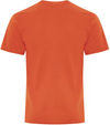 Am image of a Custom ATC Everyday Blend Side Seam Tee in Orange!