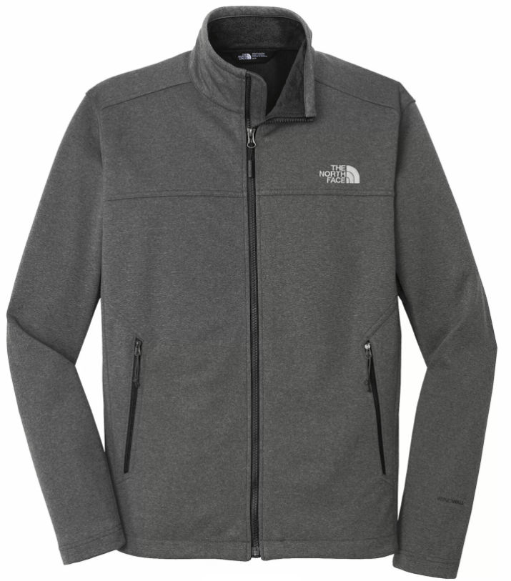 North Face Ridgewall Soft Shell Jacket in Dark Grey Heather