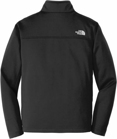 Am image of a Custom North Face Ridgewall Soft Shell Jacket in Black!