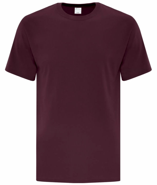 ATC Everyday Cotton Tee in Maroon