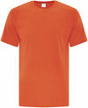 Am image of a Custom ATC Everyday Cotton Tee in Orange!