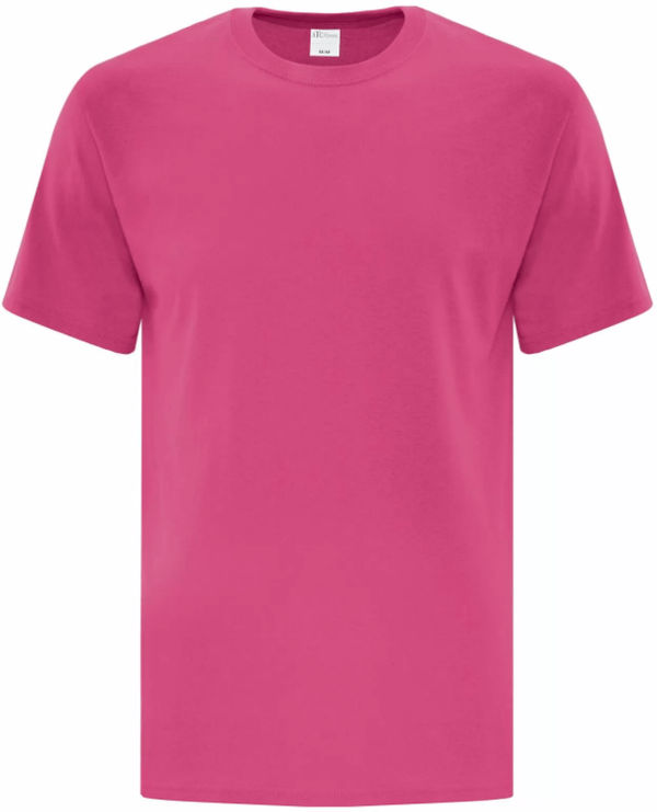 Am image of a Custom ATC Everyday Cotton Tee in Sangria!
