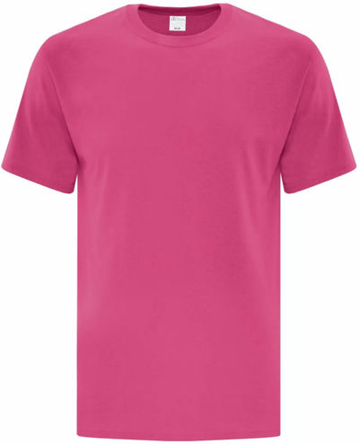 Am image of a Custom ATC Everyday Cotton Tee in Sangria!
