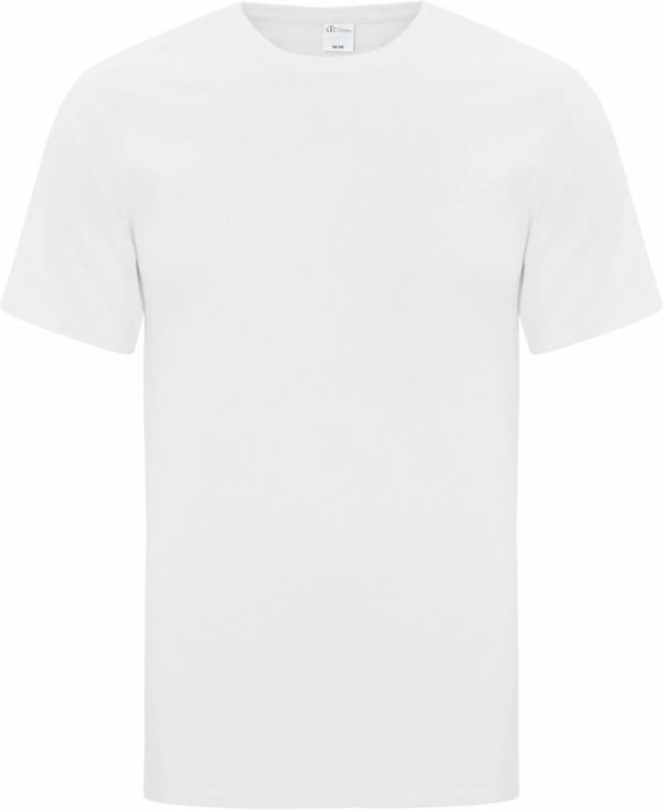 Am image of a Custom ATC Everyday Cotton Tee in White!