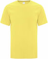 Am image of a Custom ATC Everyday Cotton Tee in Yellow!