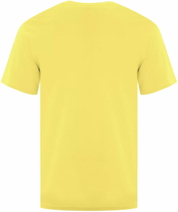 Am image of a Custom ATC Everyday Cotton Tee in Yellow!