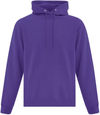 Am image of a Custom ATC Everyday Fleece Hooded Sweatshirt in Purple!