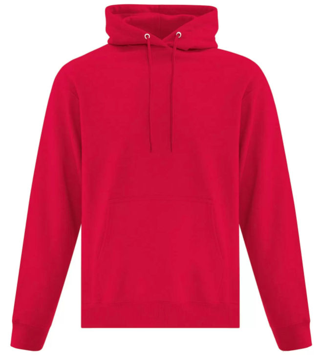 ATC Everyday Fleece Hooded Sweatshirt in Red