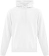 Am image of a Custom ATC Everyday Fleece Hooded Sweatshirt in White!