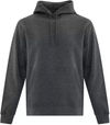 Am image of a Custom ATC Everyday Fleece Hooded Sweatshirt in Dark Heather Grey!