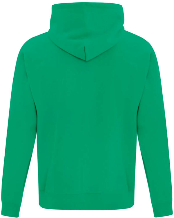 Am image of a Custom ATC Everyday Fleece Hooded Sweatshirt in Kelly!